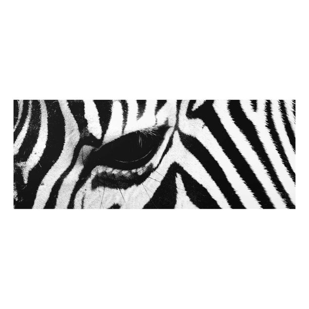 Glass print - Zebra Crossing