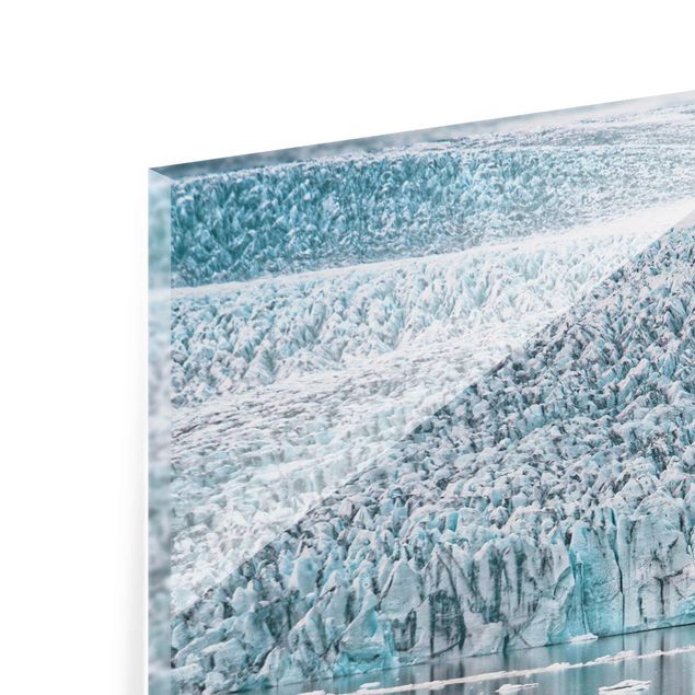 Glass print - Glacier On Iceland