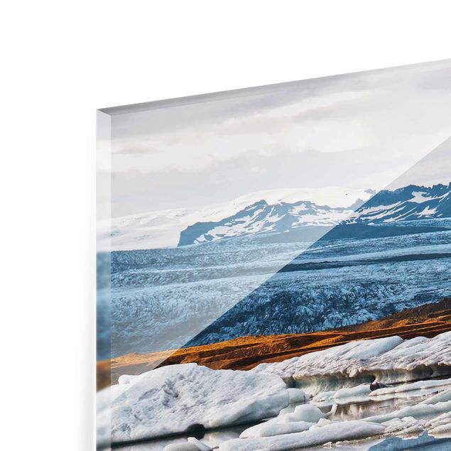 Glass print - Glacier Lagoon