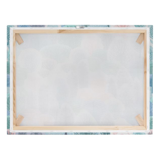 Canvas print - Happy Forest In Pastel
