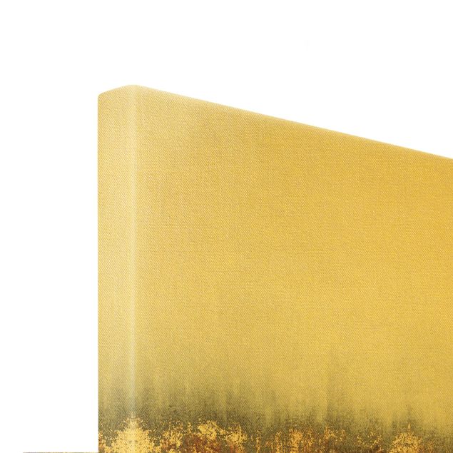 Canvas print - Gold Traces In Watercolour