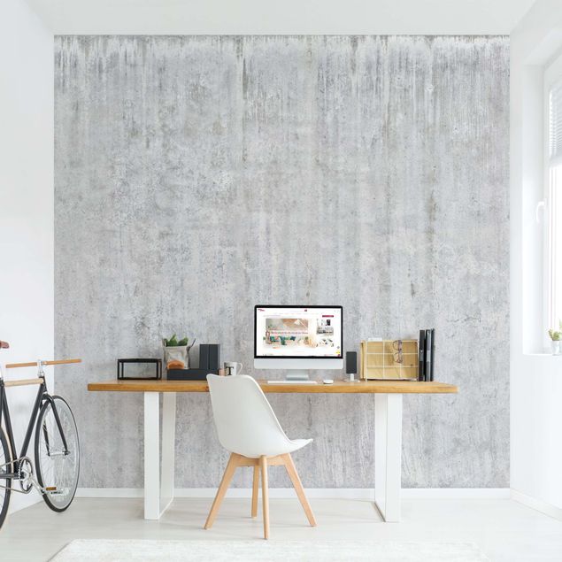Wallpaper - Large Loft Concrete Wall