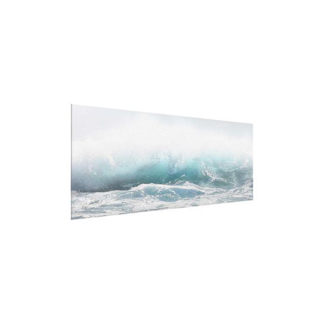 Glass print - Large Wave Hawaii