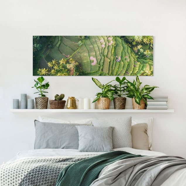 Print on canvas - Green Terraces