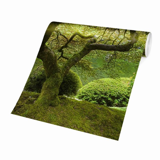 Wallpaper - Green Japanese Garden