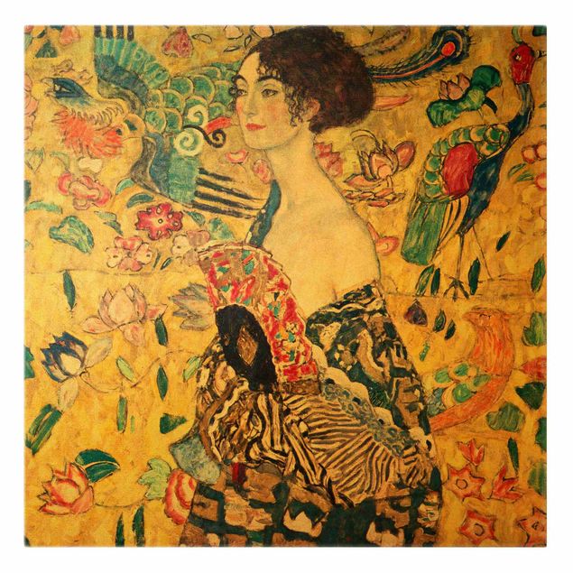 Canvas print - Gustav Klimt - Lady With Fan