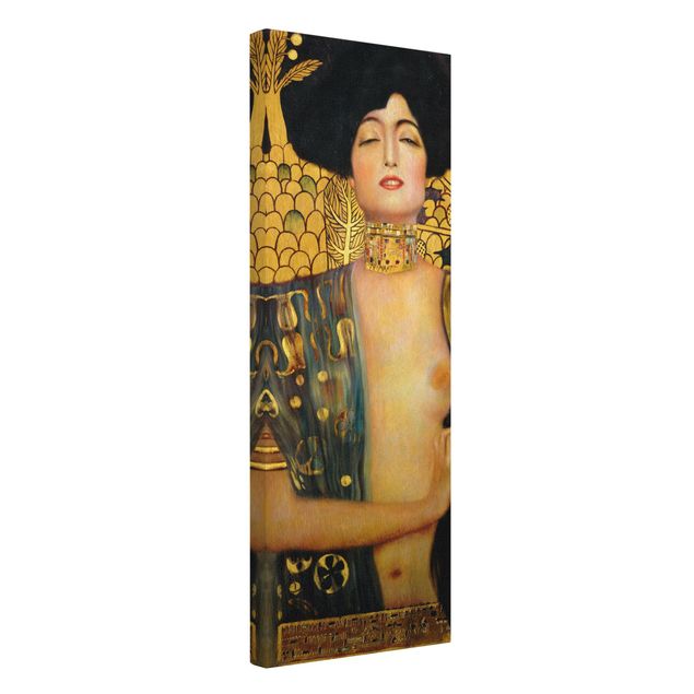 Natural canvas print - Gustav Klimt - Judith I - Portrait format 1:3