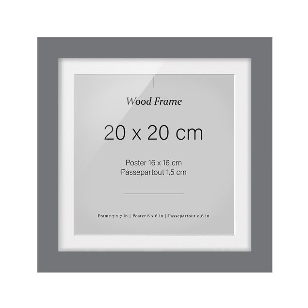 Frame - Picture Frames Grey Square 1: 1