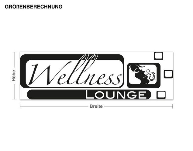 Wall stickers retro Wellness Lounge Vintage