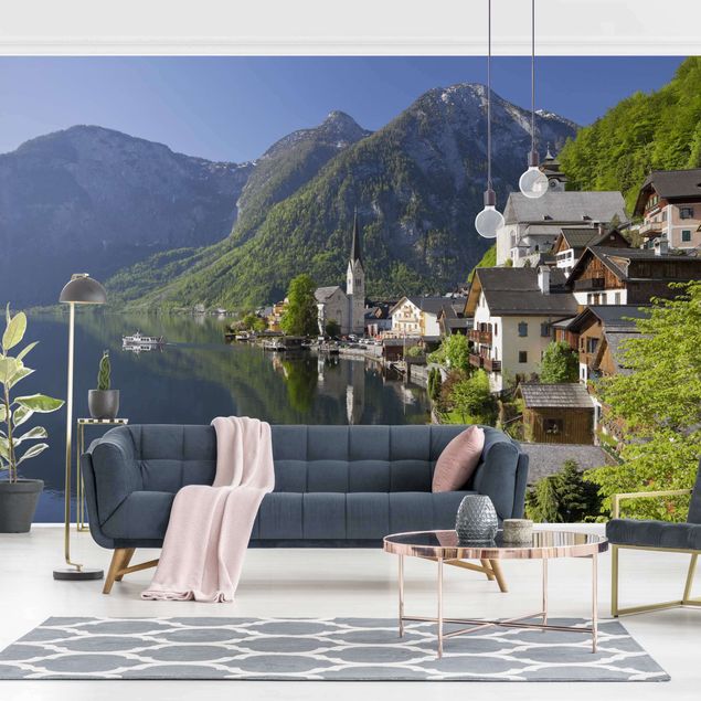 Wallpapers Hallstatt Lake And Mountain Views