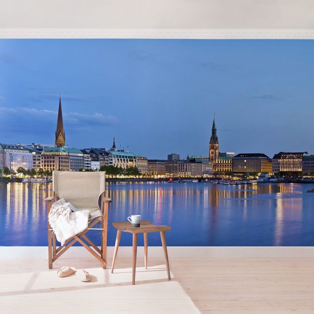 Wallpaper - Hamburg Skyline