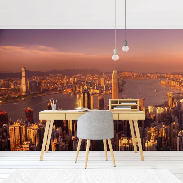 Wallpaper - Hong Kong Sunset