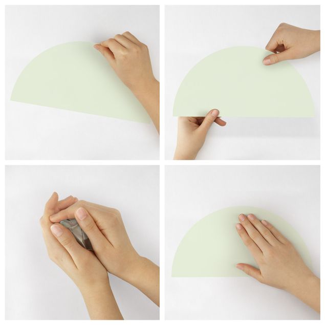 Wall sticker - Semicircle - Light Green