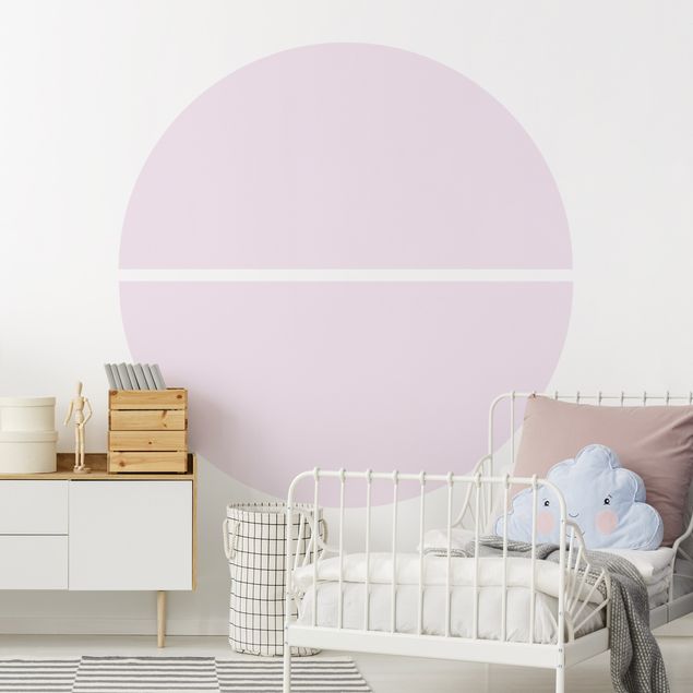 Wall sticker - Semicircle - Light purple