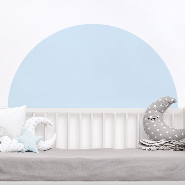 Wall stickers Semicircle - Pastel Blue