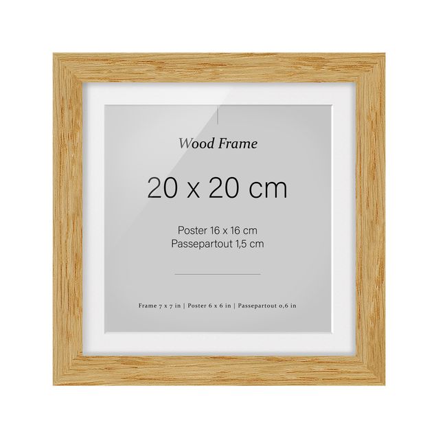 Frame - Picture Frames Oak Square 1: 1