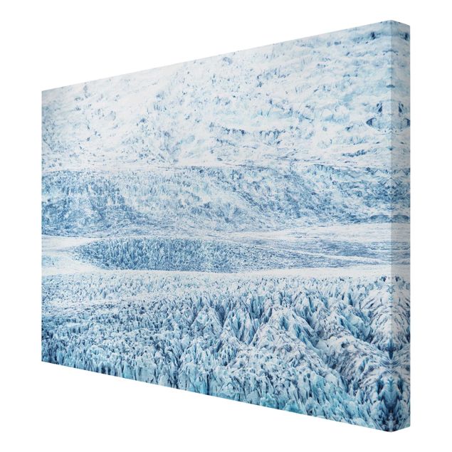 Canvas print - Icelandic Glacier Pattern
