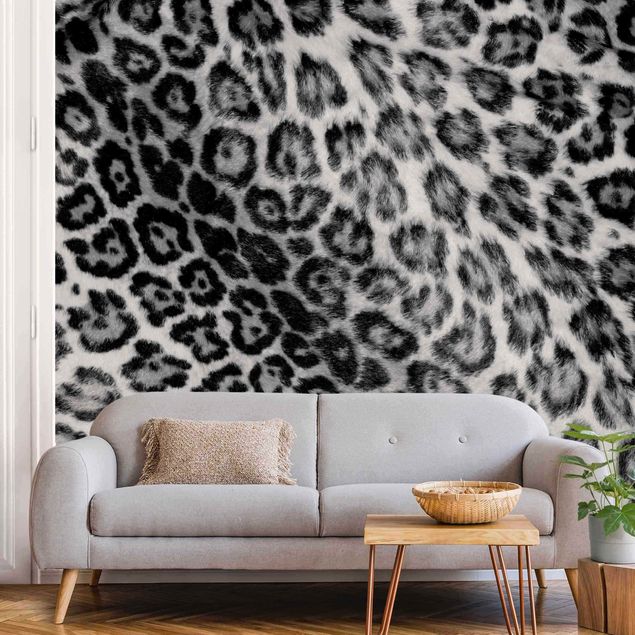 Wallpaper - Jaguar Skin Black And White
