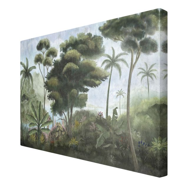 Print on canvas - Caribbean Jungle - Landscape format 3x2