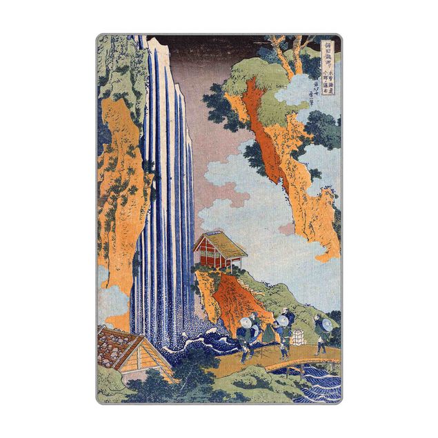 Rug - Katsushika Hokusai - Ono Waterfall