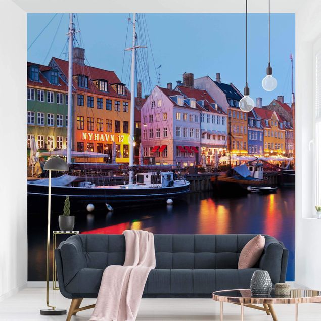 Wallpapers Copenhagen Harbor In The Evening