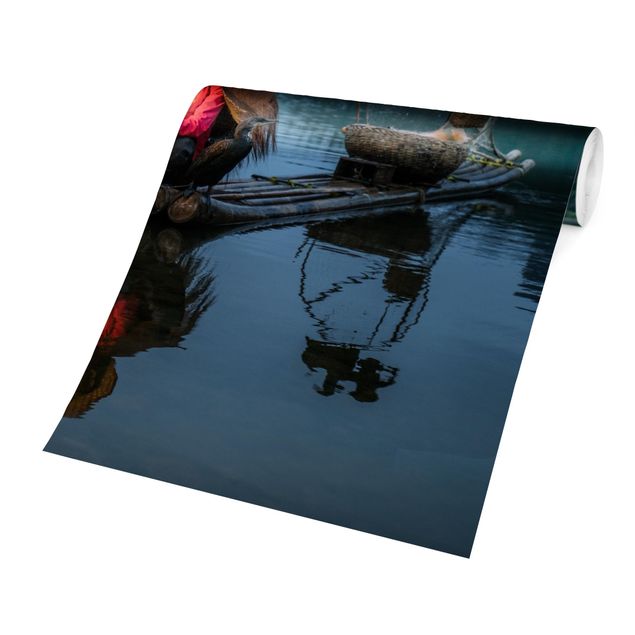 Wallpaper - Cormorant Fisherman At Dusk