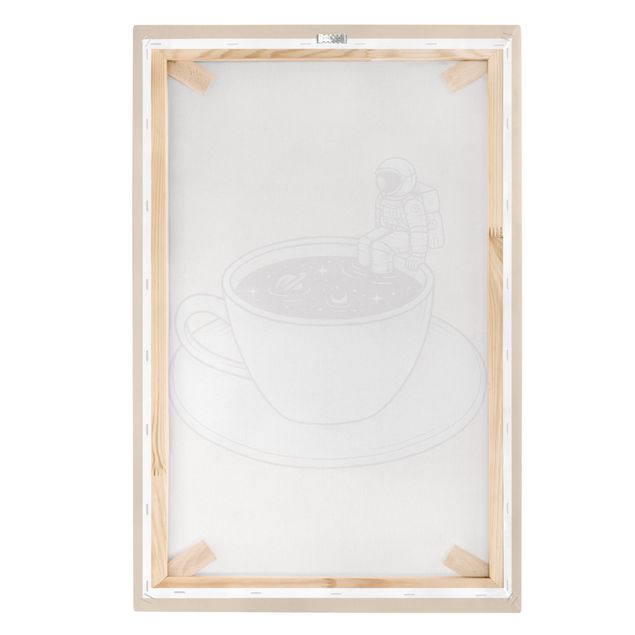 Print on canvas - Cosmic Coffee - Portrait format 2x3