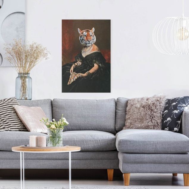 Print on canvas - Lady Tiger