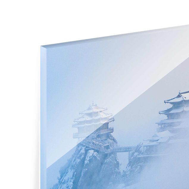 Glass print - Laojun Mountains In China