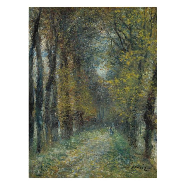Print on canvas - Auguste Renoir - The Allée