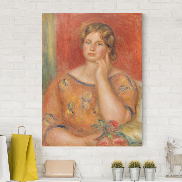 Print on canvas - Auguste Renoir - Mrs. Osthaus