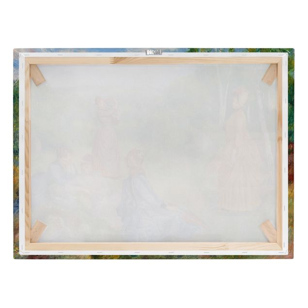 Print on canvas - Auguste Renoir - Young Ladies Playing Badminton