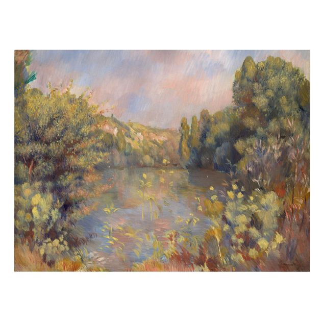 Print on canvas - Auguste Renoir - Lakeside Landscape