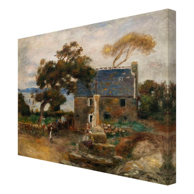 Print on canvas - Auguste Renoir - Treboul Near Douardenez, Brittany