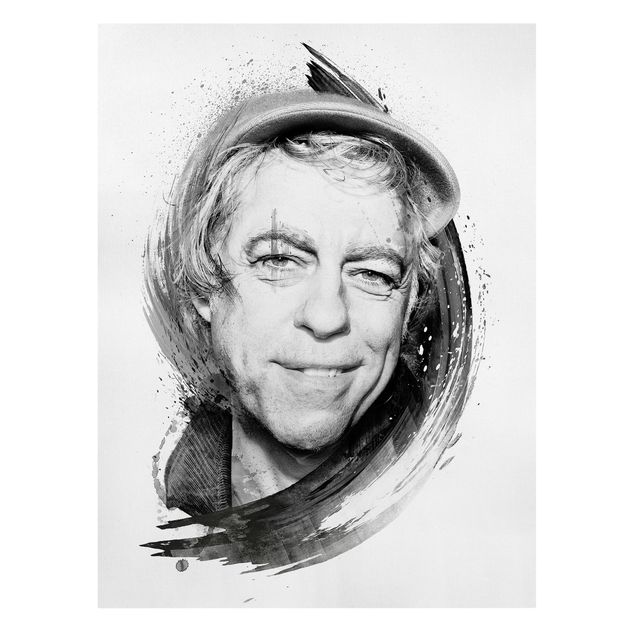 Print on canvas - Bob Geldof - Strassenkoeter - Viva Con Agua