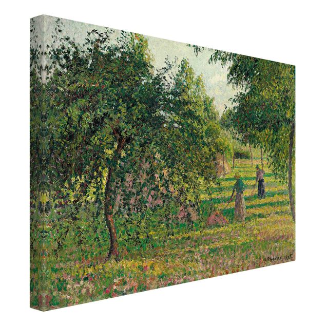 Print on canvas - Camille Pissarro - Apple Trees And Tedders, Eragny