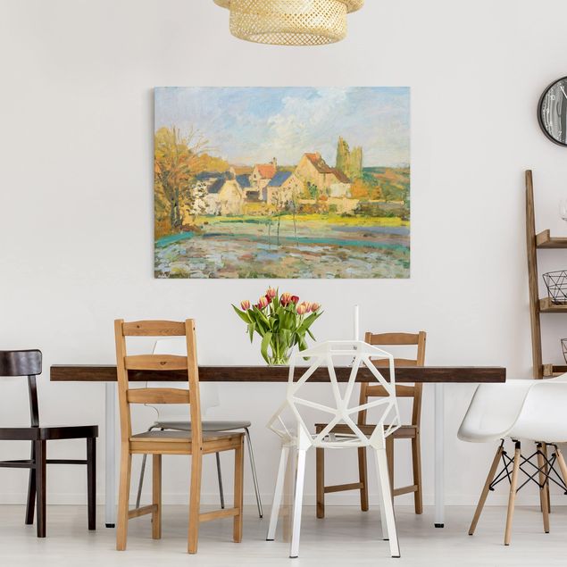Print on canvas - Camille Pissarro - Landscape Near Pontoise