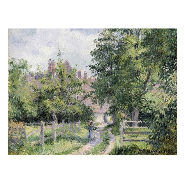 Print on canvas - Camille Pissarro - Saint-Martin Near Gisors