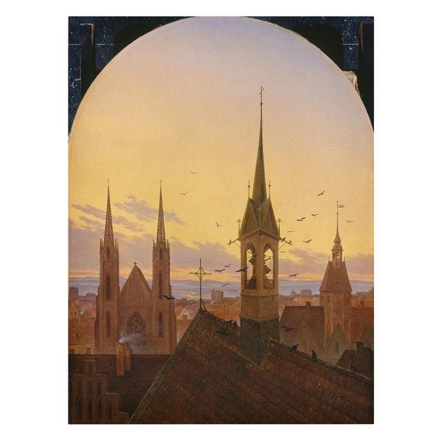 Print on canvas - Carl Gustav Carus - Early Ringing