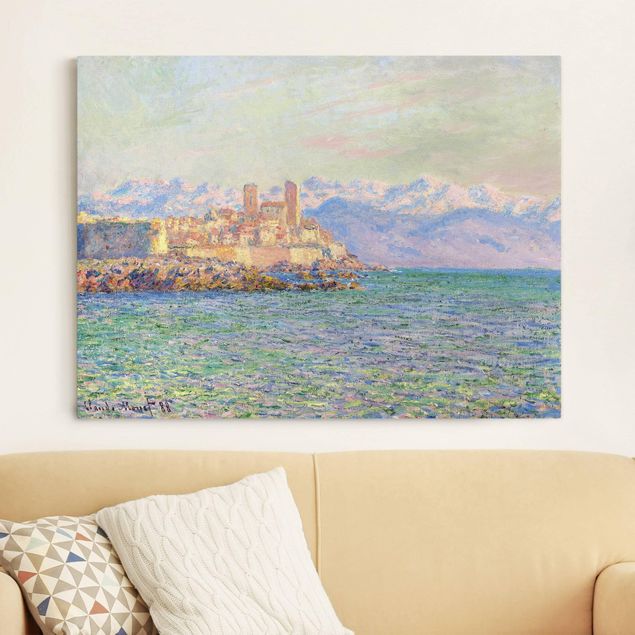 Print on canvas - Claude Monet - Antibes, Le Fort