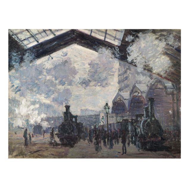 Print on canvas - Claude Monet - Gare Saint Lazare