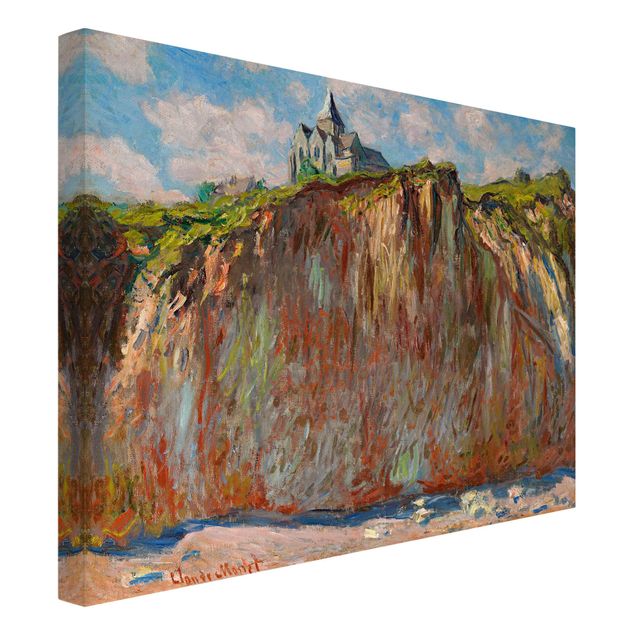 Print on canvas - Claude Monet - The Church Of Varengeville In The Morning Light