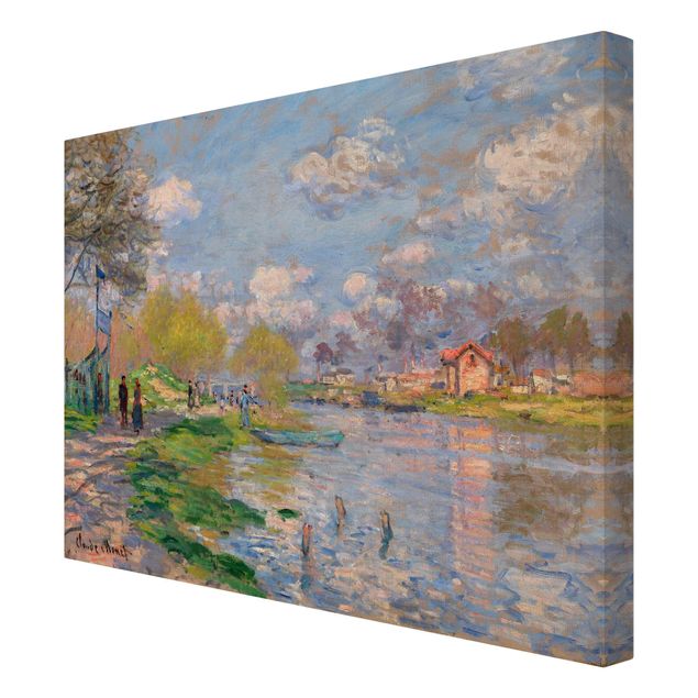 Print on canvas - Claude Monet - Spring On The Seine
