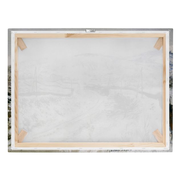 Print on canvas - Claude Monet - Train In The Snow At Argenteuil