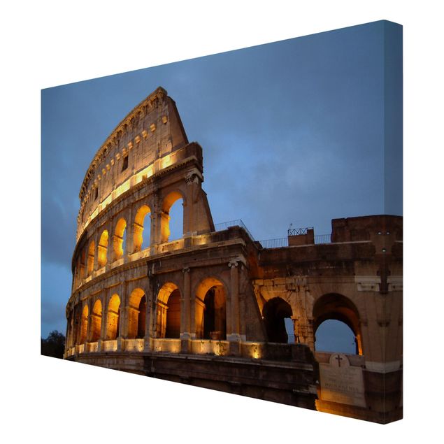 Print on canvas - Colosseum At Night