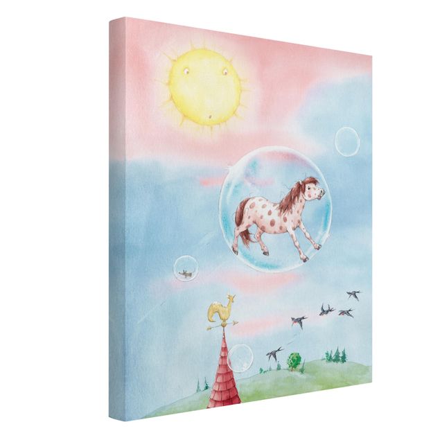 Print on canvas - Bubble Pony