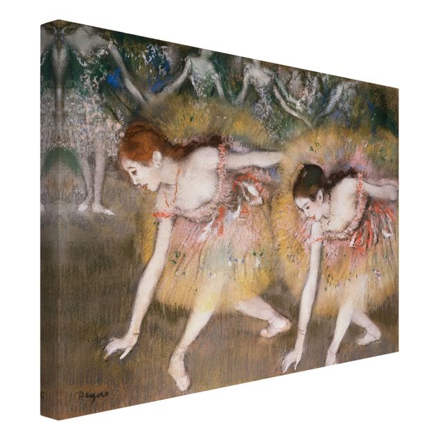 Print on canvas - Edgar Degas - Dancers Bending Down