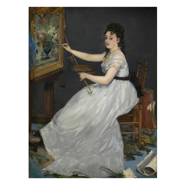 Print on canvas - Edouard Manet - Eva Gonzalès