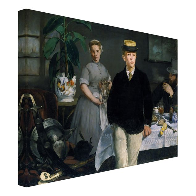 Print on canvas - Edouard Manet - Luncheon In The Studio