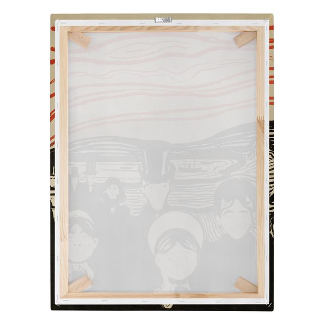 Print on canvas - Edvard Munch - Anxiety